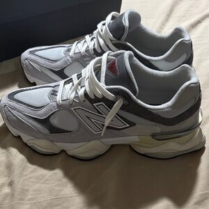 New Balance 9060 Sneakers in Gray and White
